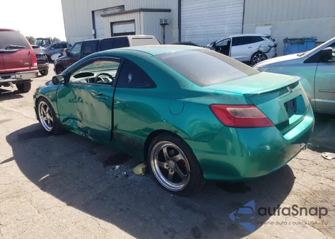 2006 Honda Civic Ex z USA, uszkodzony, nr VIN 2HGFG12876H523942